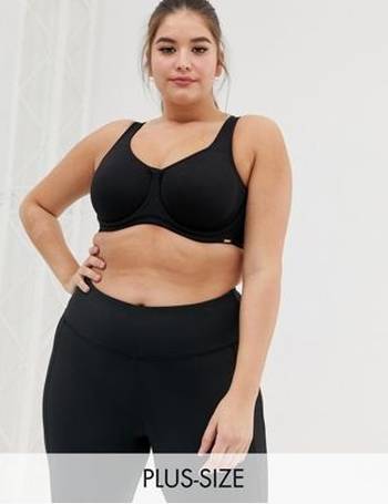 Under Armour Plus seamless low support sports bra in black