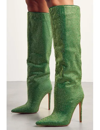 debenhams green boots