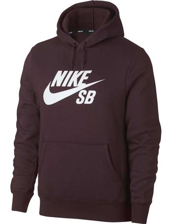 nike sb hoodie burgundy