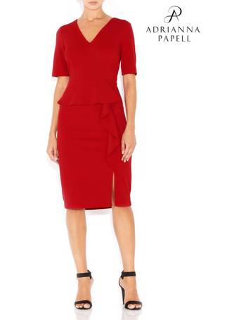 Shop Adrianna Papell Women s Peplum Dresses up to 70 Off DealDoodle