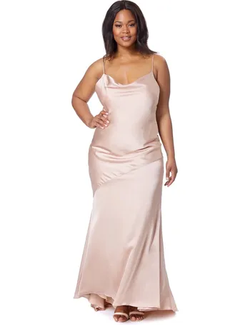 Jarlo roxanne satin sales gown