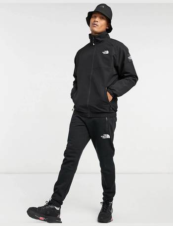 mens black north face tracksuit