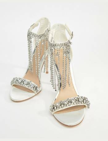 asos perfect combo bridal embellished heels