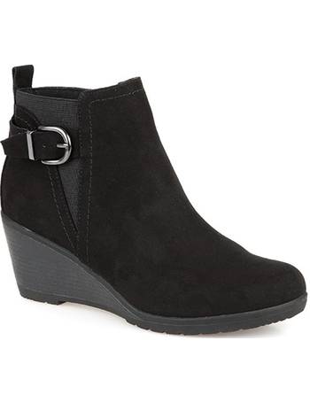 marco tozzi wedge ankle boots