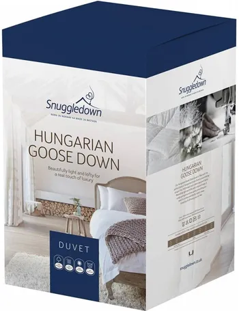 snuggledown hungarian goose down 10.5 tog duvet double