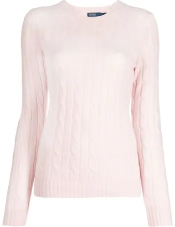 Shop Polo Ralph Lauren Women's Pink Jumpers up to 70% Off | DealDoodle