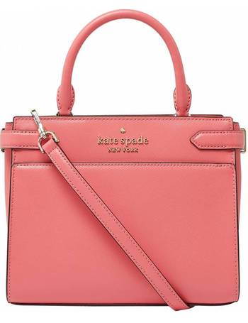 Kate Spade Stormie Leather Wallet Clutch Crossbody Bag, Pink Sunset