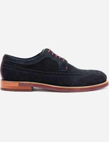 ted baker delani suede wingtip derby