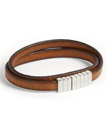 Ted baker leather hot sale bracelet mens