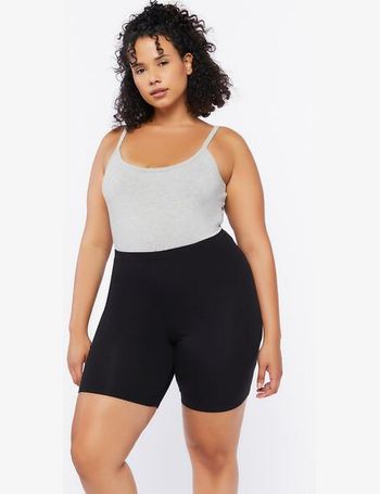 Plus Size Basic Organically Grown Cotton Bodysuit