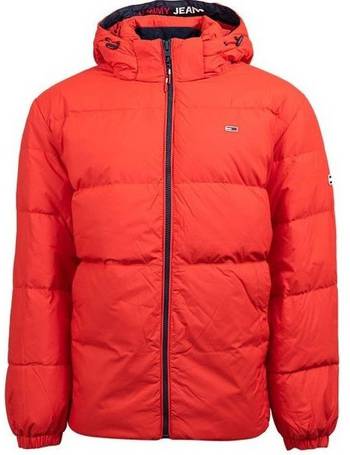 tommy hilfiger mens red jacket