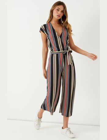 Lipsy stripe best sale sequin culotte jumpsuit