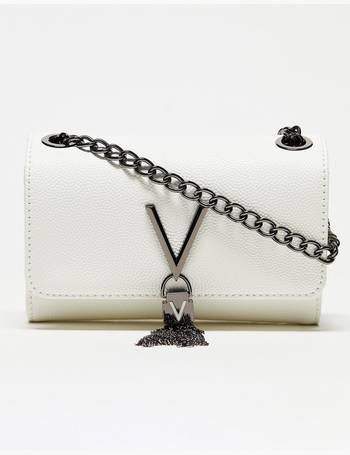 Valentino by mario valentino divina foldover best sale tassel detail cross body bag in black