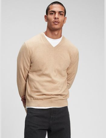 gap mens v neck jumper