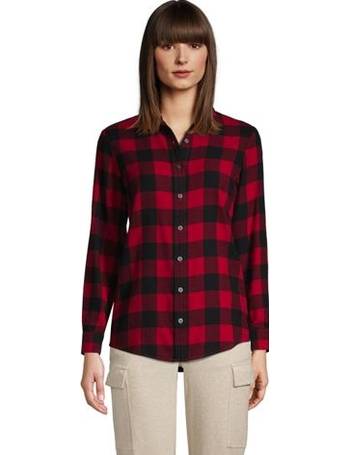 Shop Land's End Flannel Shirts for Women up to 75% Off | DealDoodle