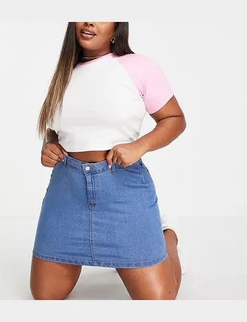 asos jeans skirt