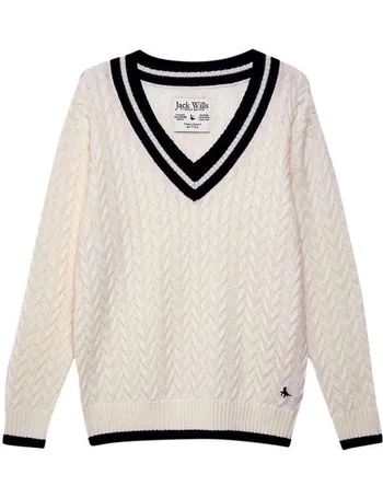 jack wills white jumper