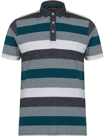 Pierre Cardin Tipped Men's Polo Shirt Short Sleeve Tee Top 