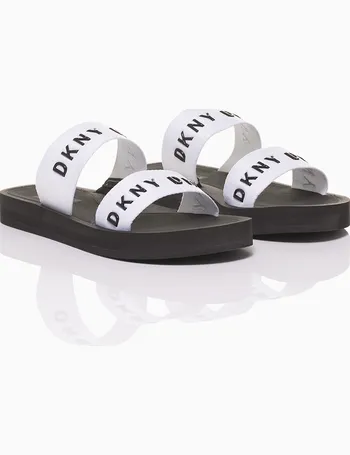 Dkny millie double discount band flat sandals