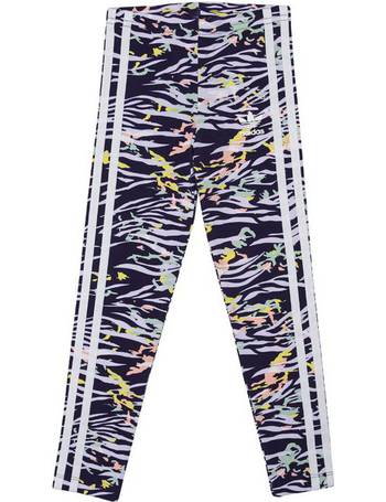 adidas Originals Girls Girl's Junior Allover Print Leggings in