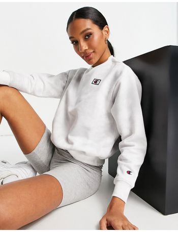 New Balance Nb small logo crew sweat in grey