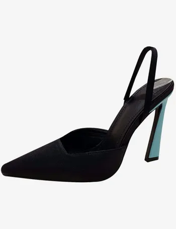 Black Sexy High Heels Net Platform Peep Toe Stiletto Sky High