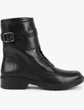 daniel footwear prentis black leather ankle boots