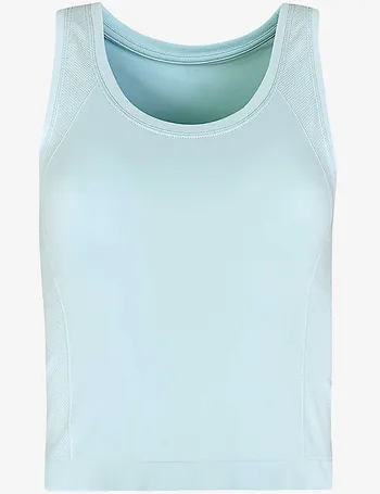 Womens Tank Tops  Sweaty Betty Athlete Seamless Workout Tank Tide