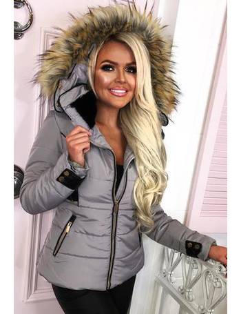 Pink Boutique Fur Hood Coats For, Pink Boutique Fur Coats