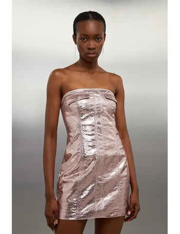 Karen Millen Metallic Dress, up to 70% off