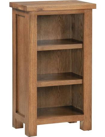 Choice Furniture Super Bookcases, Appleby Mini Oak Corner Bookcase