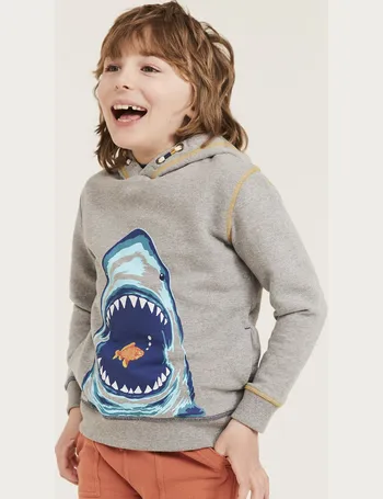 fat face shark hoodie