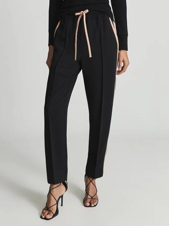 Reiss Amie Flared Side Stripe Trousers