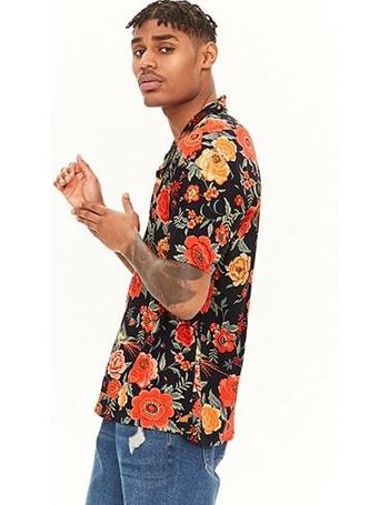 Shop Men s 21 Men Floral Shirts up to 70 Off DealDoodle