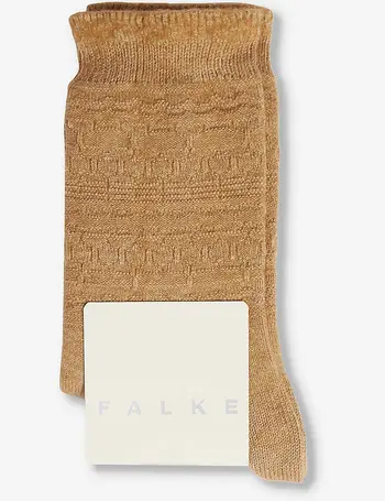 Falke Womens Pebble Brown Softmerino Overknee Socks – KJ Beckett