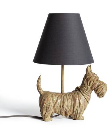 forest dawn hedgehog family table lamp