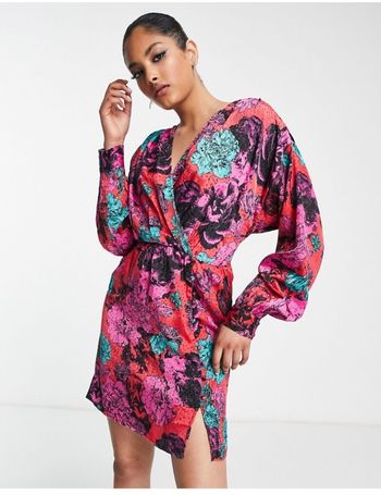 Vero moda maxi smock hot sale dress in bold print