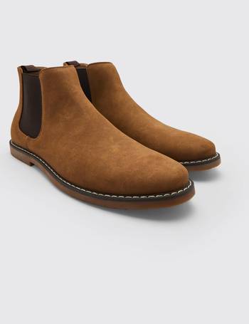 Boohooman chelsea clearance boots