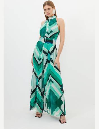 Premium Georgette Bandeau Maxi Dress | Karen Millen