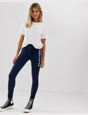 hollister navy joggers