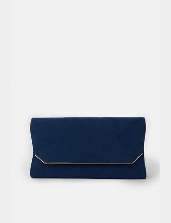 Debenhams blue clutch bags sale