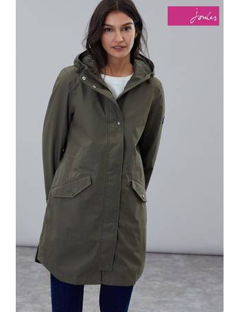 Joules Womens Loxley Waterproof Longline Coat Jacket