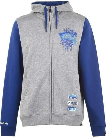 no fear knitted fleece hoody mens