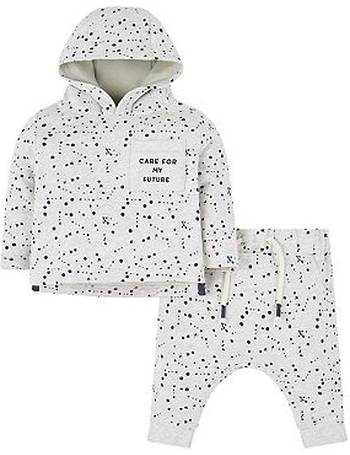 Mothercare Baby Nb Pf Pom Top and Jog Set Tracksuit 