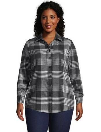 Shop Land's End Flannel Shirts for Women up to 75% Off | DealDoodle