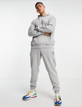 adidas Originals Co-ord joggers With Collegiate Crest in Grey for Men