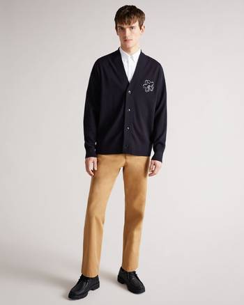 ted baker eastend knitted shirt cardigan