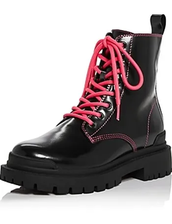 bloomingdales aqua combat boots