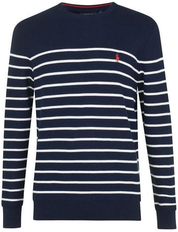 striped polo jumper