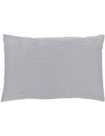 BNIP Joules Cottage Garden Border stripe Oxford Pillowcases pair